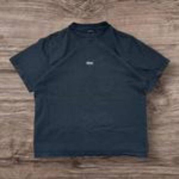 Obey Black Faded Box Logo Tee – Size M - Picture 1 of 4